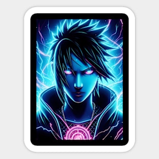 Sasuke uchiha neon Sticker